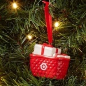 Target Wondershop Bullseye Ornament Set cart joy bag truck